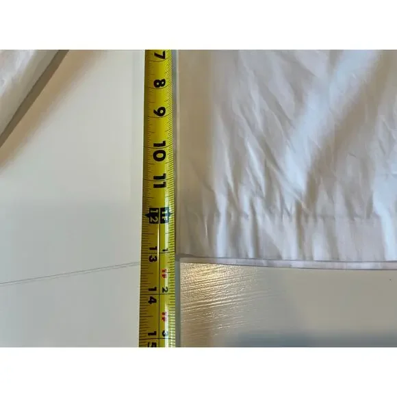 Tribal Extensible Stretch Bermuda Shorts Sz 8 White Neutral Coastal Preppy - Picture 7 of 7